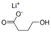 4-Hydroxybutyric acid lithium salt CAS#: 63255-29-8