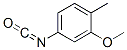 4-ISOCYANATO-2-METHOXY-1-METHYLBENZENE CAS#: 61386-73-0
