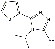 4-ISOPROPYL-5-THIEN-2-YL-4H-1,2,4-TRIAZOLE-3-THIOL CAS#: 667412-77-3