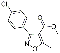 4-Isoxazolecarboxylic acid, 3-(4-chlorophenyl)-5-Methyl-, Methyl CAS#: 68870-58-6