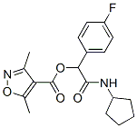 4-Isoxazolecarboxylicacid,3,5-dimethyl-,2-(cyclopentylamino)-1-(4-fluorophenyl)-2-oxoethylester(9CI) CAS#: 606102-47-0