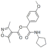 4-Isoxazolecarboxylicacid,3,5-dimethyl-,2-(cyclopentylamino)-1-(4-methoxyphenyl)-2-oxoethylester(9CI) CAS#: 606102-49-2