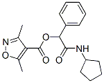 4-Isoxazolecarboxylicacid,3,5-dimethyl-,2-(cyclopentylamino)-2-oxo-1-phenylethylester(9CI) CAS#: 606102-43-6
