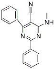 4-(METHYLAMINO)-2,6-DIPHENYL-5-PYRIMIDINECARBONITRILE CAS#: 65112-63-2