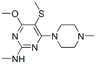4-Methoxy-N-methyl-6-(4-methylpiperazino)-5-methylthio-2-pyrimidinamine CAS#: 63732-00-3
