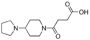 4-Oxo-4-(4-pyrrolidin-1-yl-piperidin-1-yl)-butyric acid CAS#: 676341-34-7