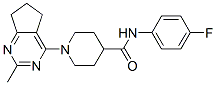 4-Piperidinecarboxamide, 1-(6,7-dihydro-2-methyl-5H-cyclopentapyrimidin-4-yl)-N-(4-fluorophenyl)- (9CI) CAS#: 606135-91-5
