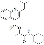 4-Quinolinecarboxylicacid,2-(2-methylpropyl)-,2-(cyclohexylamino)-1-methyl-2-oxoethylester(9CI) CAS#: 606102-62-9
