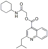 4-Quinolinecarboxylicacid,2-(2-methylpropyl)-,2-(cyclohexylamino)-2-oxoethylester(9CI) CAS#: 606102-60-7