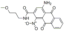 4-amino-9,10-dihydro-N-(3-methoxypropyl)-1-nitro-9,10-dioxoanthracene-2-carboxamide CAS#: 63589-26-4