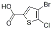 4-broMo-5-chlorothiophene-2-carboxylic acid CAS#: 60729-37-5