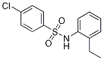 4-chloro-N-(2-ethylphenyl)benzenesulfonamide CAS#: 6884-98-6