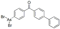 (4-dibromoarsanylphenyl)-(4-phenylphenyl)methanone CAS#: 6307-56-8