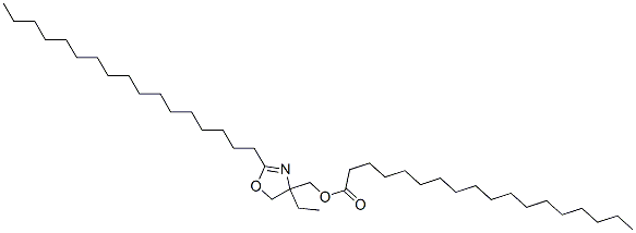 (4-ethyl-2-heptadecyl-4,5-dihydrooxazol-4-yl)methyl stearate CAS#: 68133-36-8