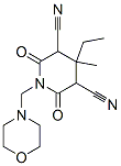 4-ethyl-4-methyl-1-(morpholin-4-ylmethyl)-2,6-dioxo-piperidine-3,5-dic arbonitrile CAS#: 64635-88-7