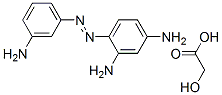 4-[(m-aminophenyl)azo]benzene-1,3-diamine hydroxyacetate CAS#: 65122-46-5