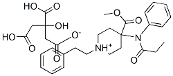 4-(methoxycarbonyl)-1-phenethyl-4-(N-phenylpropionylamino)piperidinium dihydrogen citrate CAS#: 61380-27-6