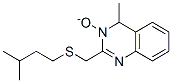 4-methyl-2-(3-methylbutylsulfanylmethyl)-3-oxido-quinazoline CAS#: 6327-38-4