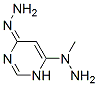 4(1H)-Pyrimidinone, 6-(1-methylhydrazino)-, hydrazone (9CI) CAS#: 663909-90-8