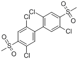 4,4'-bis(methylsulfonyl)-2,2',5,5'-tetrachlorobiphenyl CAS#: 66640-68-4