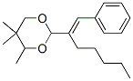 4,5,5-trimethyl-2-(1-phenylhept-1-en-2-yl)-1,3-dioxane CAS#: 6309-48-4