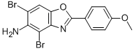 4,6-DIBROMO-2-(4-METHOXYPHENYL)-1,3-BENZOXAZOL-5-AMINE CAS#: 667867-06-3