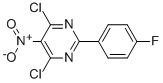 4,6-DICHLORO-2-(4-FLUOROPHENYL)-5-NITROPYRIMIDINE CAS#: 640271-57-4