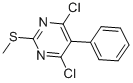 4,6-DICHLORO-2-METHYLTHIO-5-PHENYLPYRIMIDINE CAS#: 64415-11-8