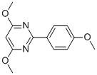 4,6-DIMETHOXY-2-(4-METHOXYPHENYL)PYRIMIDINE CAS#: 63896-93-5