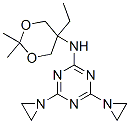 4,6-Di(aziridin-1-yl)-N-(5-ethyl-2,2-dimethyl-1,3-dioxan-5-yl)-1,3,5-triazin-2-amine CAS#: 67026-15-7