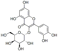 4H-1-Benzopyran-4-one, 2-(3,4-dihydroxyphenyl)-3-(alpha-D-galactopyran osyloxy)-5,7-dihydroxy- CAS#: 65549-68-0