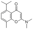 4H-1-Benzopyran-4-one, 2-(dimethylamino)-5-(1-methylethyl)-8-methyl- CAS#: 64965-13-5