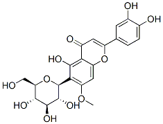 4H-Benzopyran-4-one, 2-(3,4-dihydroxyphenyl)-6-beta-D-glucopyranosyl-5 -hydroxy-7-methoxy- CAS#: 6980-25-2