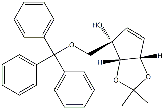 4H-Cyclopenta-1,3-dioxol-4-ol, 3a,6a-dihydro-2,2-diMethyl-4-[(triphenylMethoxy)Methyl]-, (3aS,4S,6aS)- CAS#: 681854-00-2