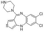4H-Thieno3,4-b1,5benzodiazepine, 6,7-dichloro-10-(1-piperazinyl)- CAS#: 61326-04-3