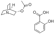 (4S)-QUINUCLIDIN-3-YL ACETATE 2-HYDROXYBENZOATE CAS#: 6821-59-6