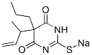 5-(1-Methyl-2-propenyl)-5-propyl-2-sodiothio-4,6(1H,5H)-pyrimidinedione CAS#: 67051-59-6