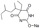5-(1,3-Dimethylpentyl)-5-ethyl-2-sodiooxy-4,6(1H,5H)-pyrimidinedione CAS#: 66941-14-8