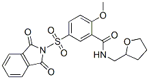 5-(1,3-Dioxoisoindolin-2-ylsulfonyl)-2-methoxy-N-(tetrahydrofuran-2-ylmethyl)benzamide CAS#: 67833-48-1