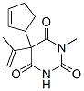 5-(2-Cyclopentenyl)-1-methyl-5-(1-methylvinyl)-2,4,6(1H,3H,5H)-pyrimidinetrione CAS#: 66940-66-7