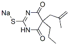 5-(2-Methyl-2-propenyl)-5-propyl-2-sodiothio-4,6(1H,5H)-pyrimidinedione CAS#: 67051-60-9