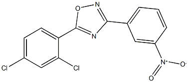 5-(2,4-DICHLOROPHENYL)-3-(3-NITROPHENYL)-1,2,4-OXADIAZOLE CAS#: 694521-58-9