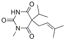 5-(3-Methyl-2-butenyl)-5-isopropyl-1-methylbarbituric acid CAS#: 67051-27-8