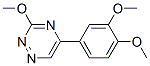 5-(3,4-Dimethoxyphenyl)-3-methoxy-1,2,4-triazine CAS#: 69466-77-9