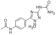 5-(4-Acetamidophenyl)-3-ureido-s-triazole hemihydrate CAS#: 69226-78-4