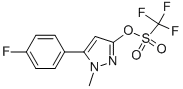5-(4-fluorophenyl)-1-methyl-1H-pyrazol-3-yltrifluoromethanesulfonate CAS#: 623577-34-4