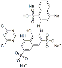 5-(4,6-Dichloro-1,3,5-triazin-2-ylamino)-3-(4,8-disodiosulfo-2-naphtylazo)-4-hydroxy-2,7-naphthalenedisulfonic acid disodium salt CAS#: 68838-13-1