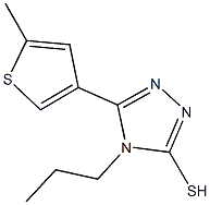 5-(5-METHYLTHIEN-3-YL)-4-PROPYL-4H-1,2,4-TRIAZOLE-3-THIOL CAS#: 667436-25-1