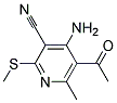5-ACETYL-4-AMINO-6-METHYL-2-(METHYLTHIO)PYRIDINE-3-CARBONITRILE CAS#: 653587-91-8