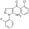 (5-AMINO-1-(2-FLUOROPHENYL)-1H-PYRAZOL-4-YL)(2-CHLOROPHENYL)METHANONE CAS#: 618091-82-0